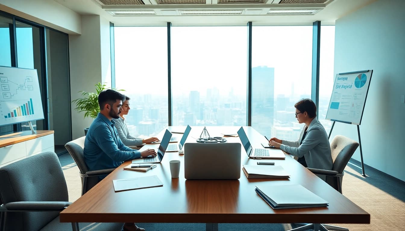 Collaborative meeting at https://fidelitycorporate.com showcasing business strategy discussions.