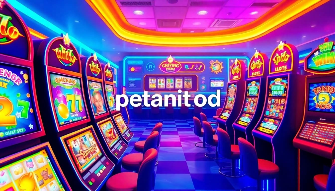 Menampilkan petanitoto dengan antarmuka permainan slot yang menarik dan mengasyikkan.