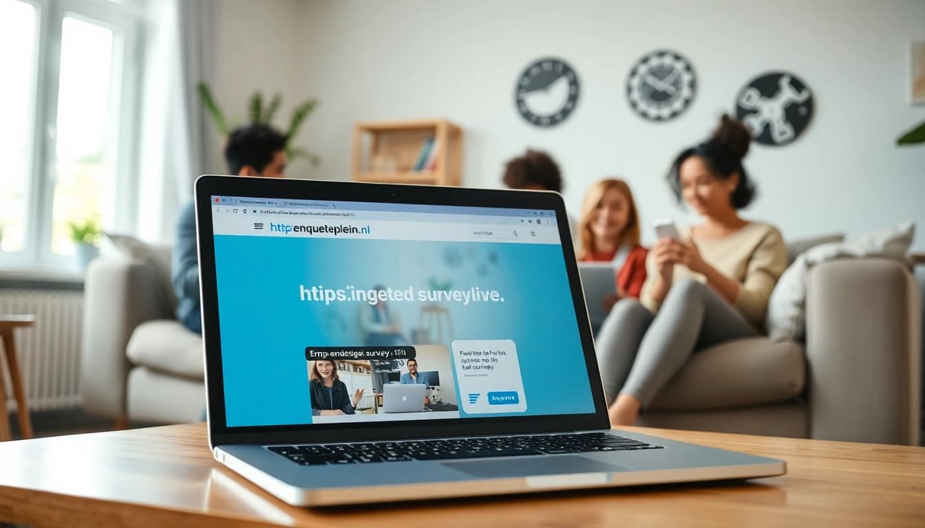 People using https://enqueteplein.nl for online surveys, earning money from home.
