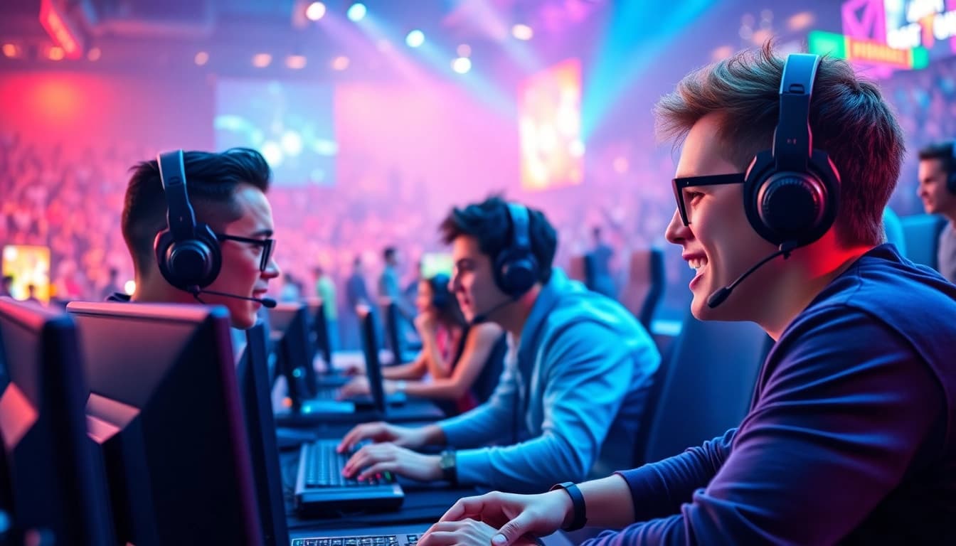 เกมเมอร์มืออาชีพใน mega game บรรยากาศการแข่งขันที่น่าตื่นเต้น