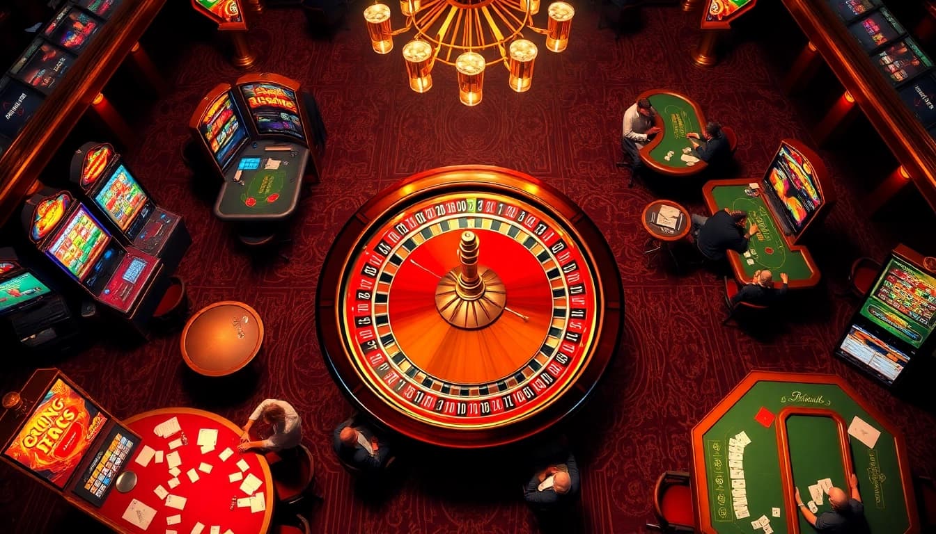 Engaging gamblers at the upscale casino featuring roulette, slots, and poker at https://xoixoai.com/