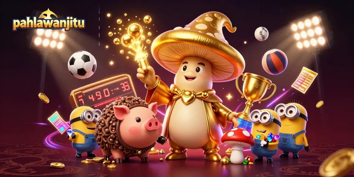 Pahlawanjitu showcases thrilling sports betting excitement with magical elements and dynamic visuals.