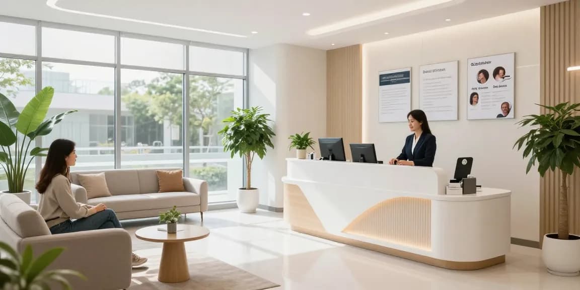 Expert hair transplant istanbul services in a contemporary healthcare facility, promoting patient care and trust-building consultations.