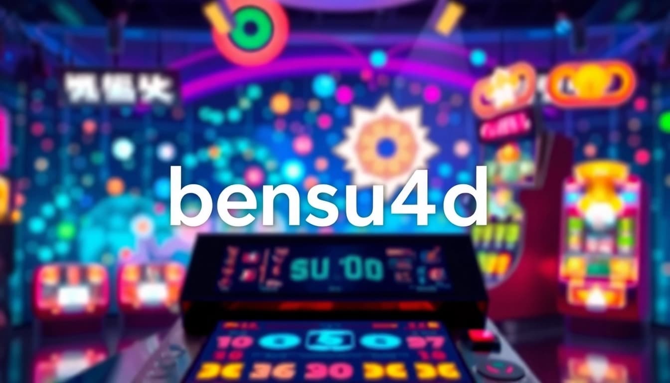 Menampilkan platform gaming bensu4d dengan slot modern dan visual canggih yang menarik perhatian.