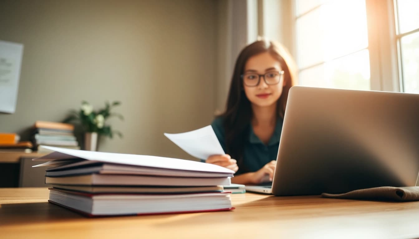Enhance academic performance with effective exam support materials in a focused study setting.
