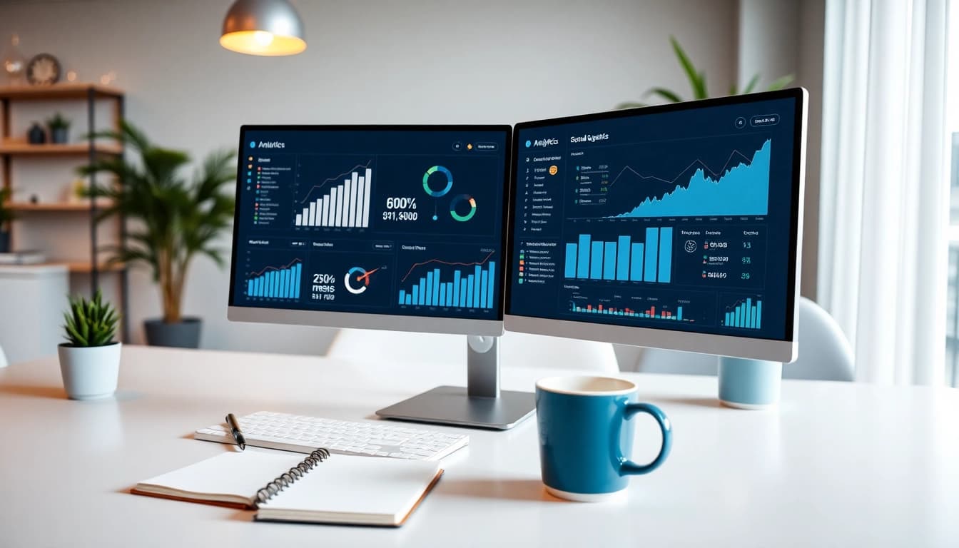 Optimize your digital strategy with insights from rr88.com on a professional workspace setup.