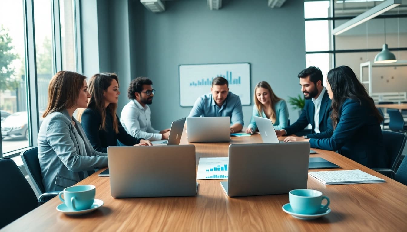 Améliorer la visibilité en ligne avec bourgogne-com.fr dans un bureau moderne.