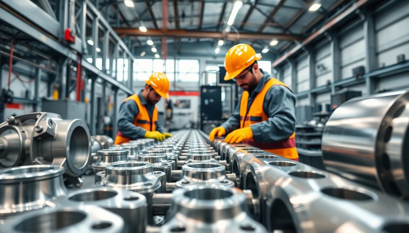 Zinc plating Malaysia - Professional workers engaged in the zinc plating process inside a modern facility.