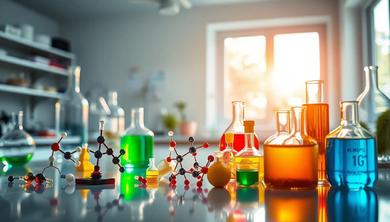Psychedelicschemstore showcases vibrant psychedelic compounds in a modern lab environment.