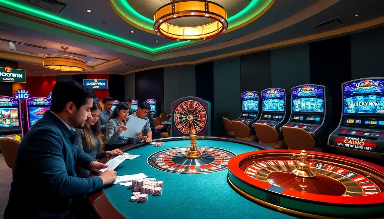 Experience unforgettable moments at LUCKYWIN casino with vibrant tables and exciting games.