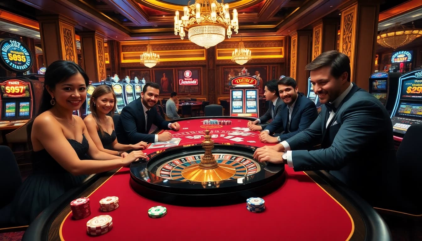 Experience excitement at the live dealer table featuring notable action linked to https://rr88c.org/ with vibrant poker chips.