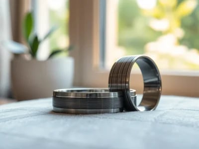 Stylish Gunmetal Wedding Bands for Men: A Guide to Modern Elegance