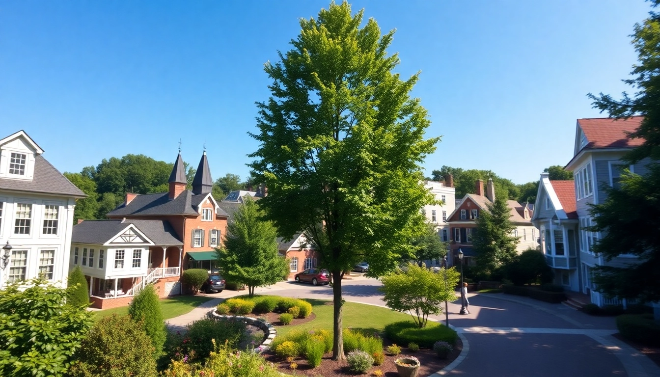 View of Nottingham, Maryland, highlighting its local charm and vibrant community life.