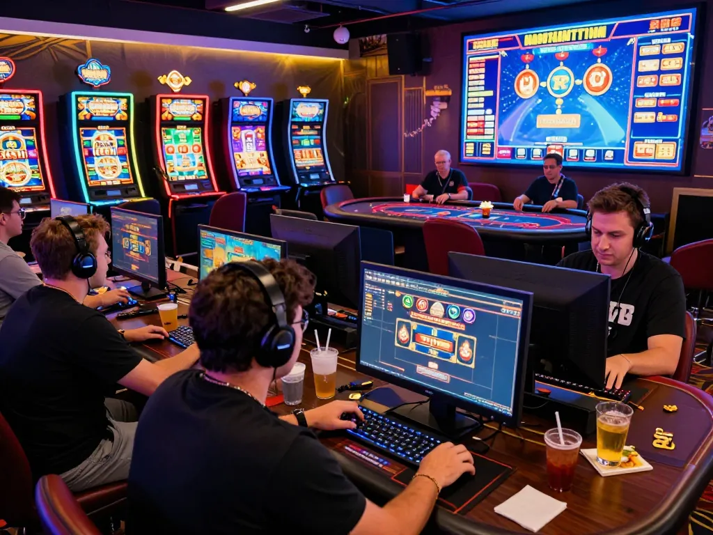 Experience the excitement of online gaming at go88 casino with vibrant gameplay and dynamic lighting.