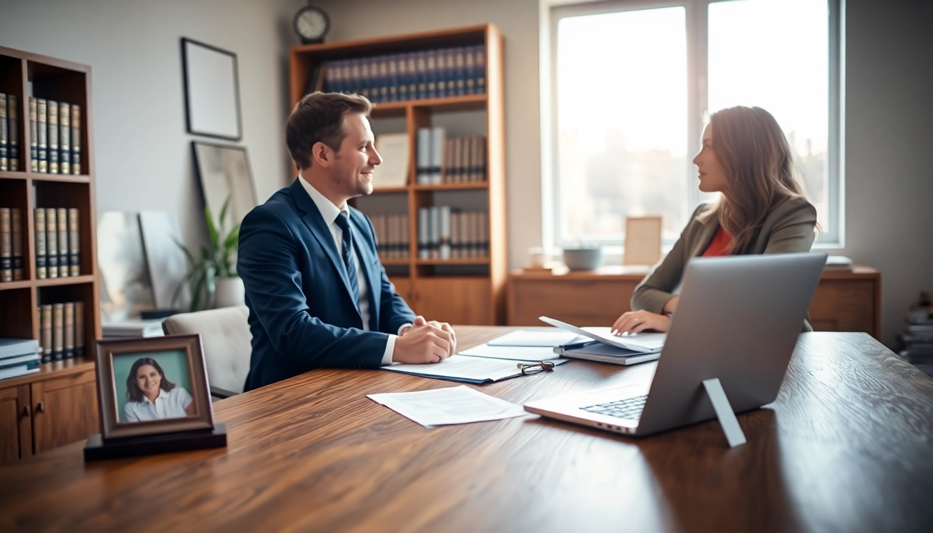 Consultation with a family attorney at https://www.stpetefamilyattorney.com showcasing professionalism.