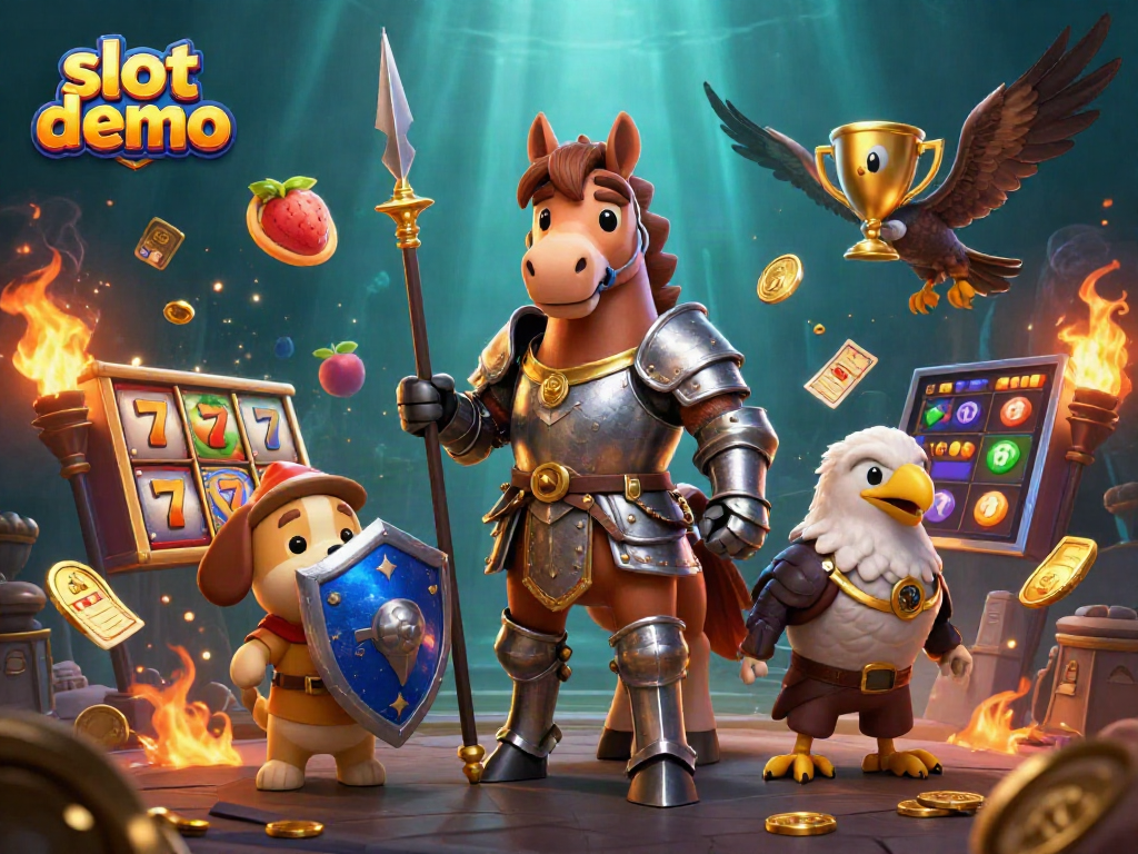 Engage with the slot demo featuring dazzling characters and dynamic casino elements.