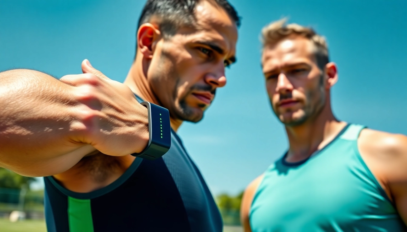 Mejora tu entrenamiento con la pulsera power balance en acción en un ambiente dinámico.