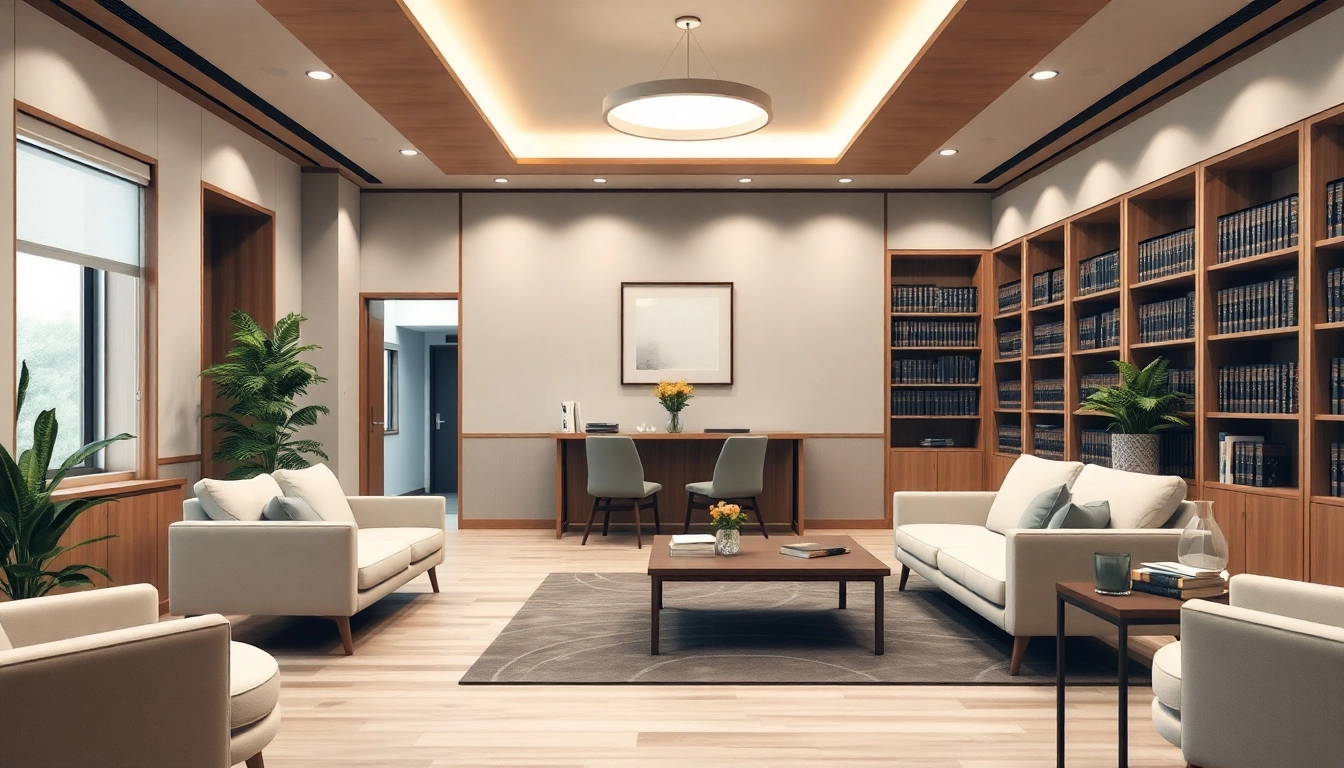 Fisher & Wilsey Law's inviting reception area showcasing professionalism and expertise.