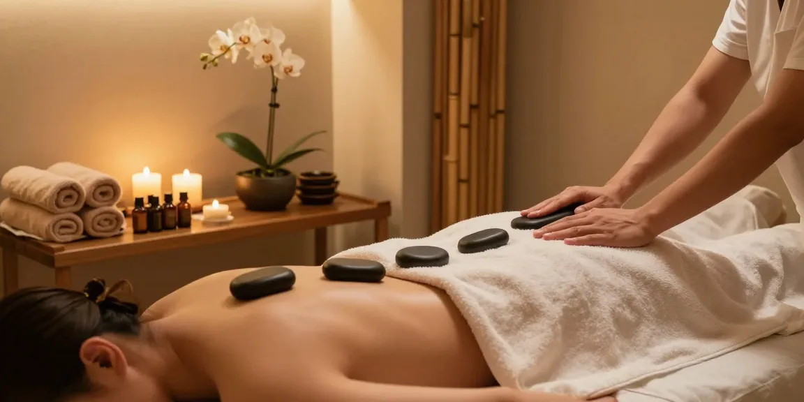 인천출장안마에서의 온전한 휴식을 위한 스파 치료 장면. 전문 관리사가 제공하는 마사지 therapy.