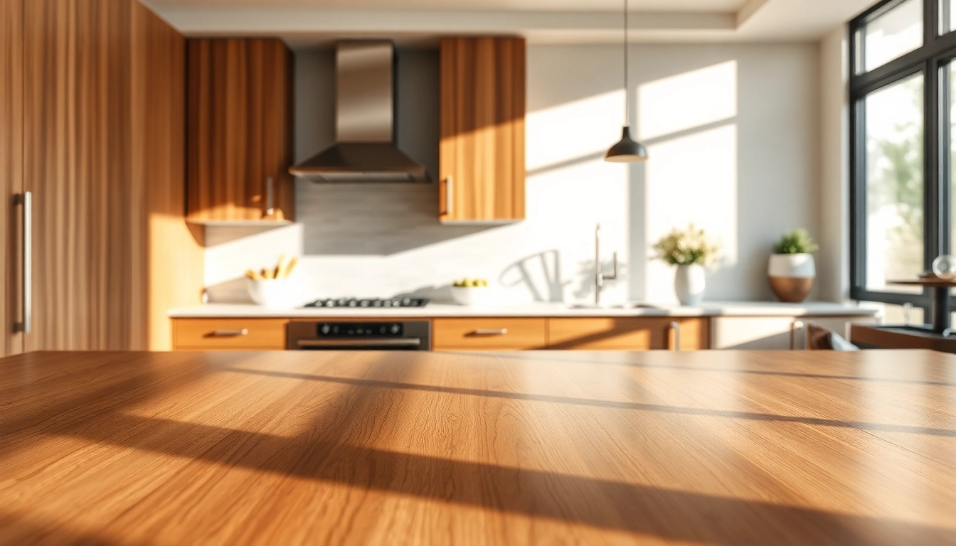 Cabinet Refacing Saint Petersburg FL, showcasing sleek, newly refaced kitchen cabinets in a bright environment.