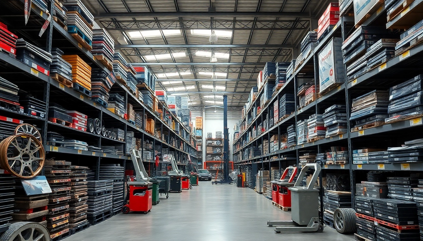 Browse quality automotive parts at https://factoryoemsupply.com/ featuring organized shelves in a professional warehouse.