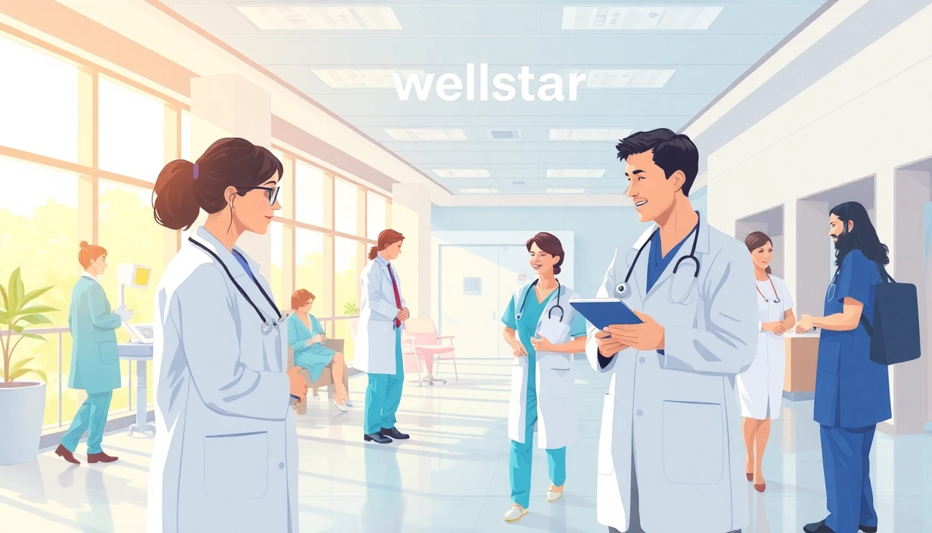 Engaging scene at Wellstar Health System showcasing dedicated healthcare professionals providing care.