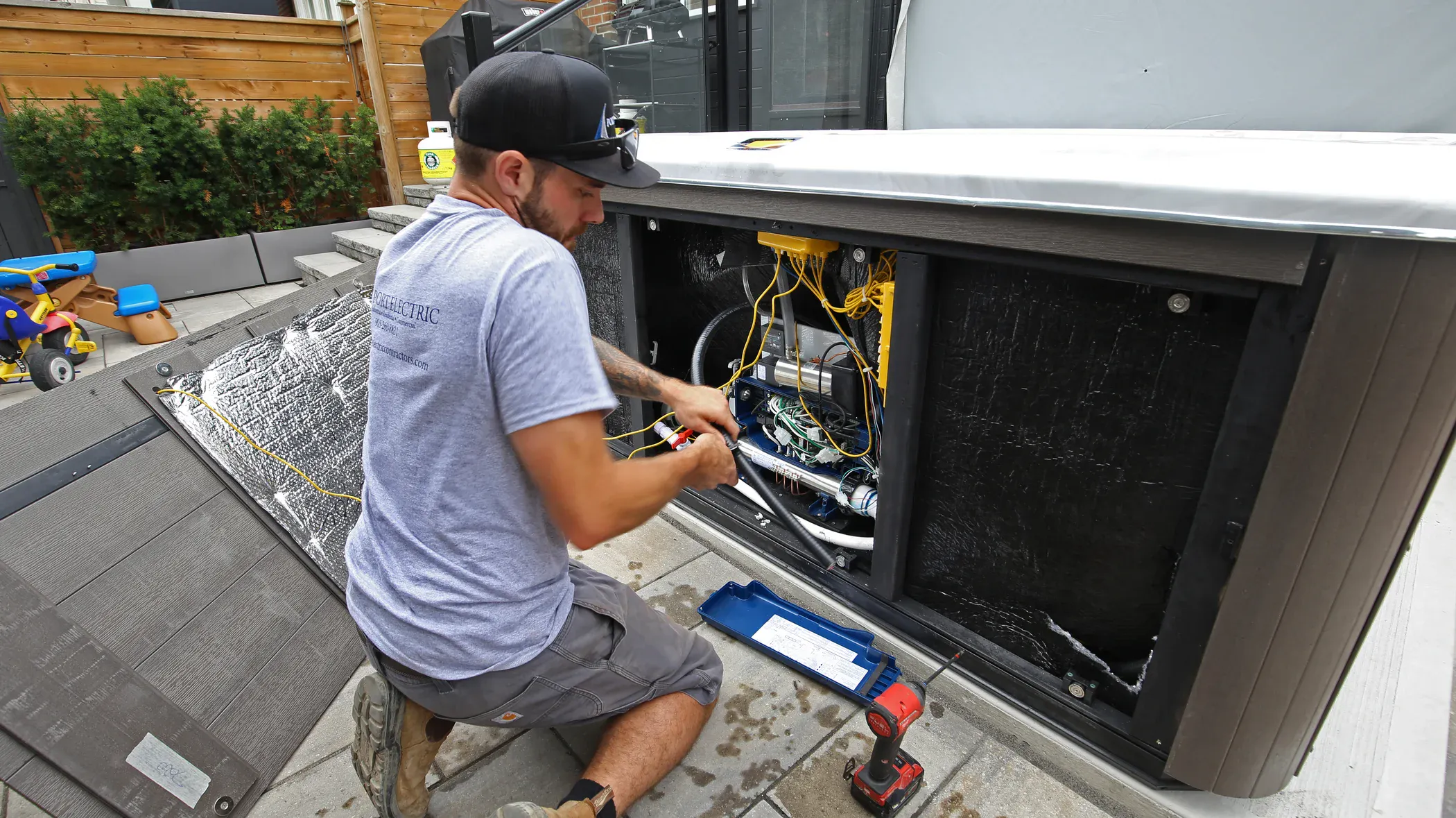 Expert Hot Tub Electrical Wiring Installation for Your Home