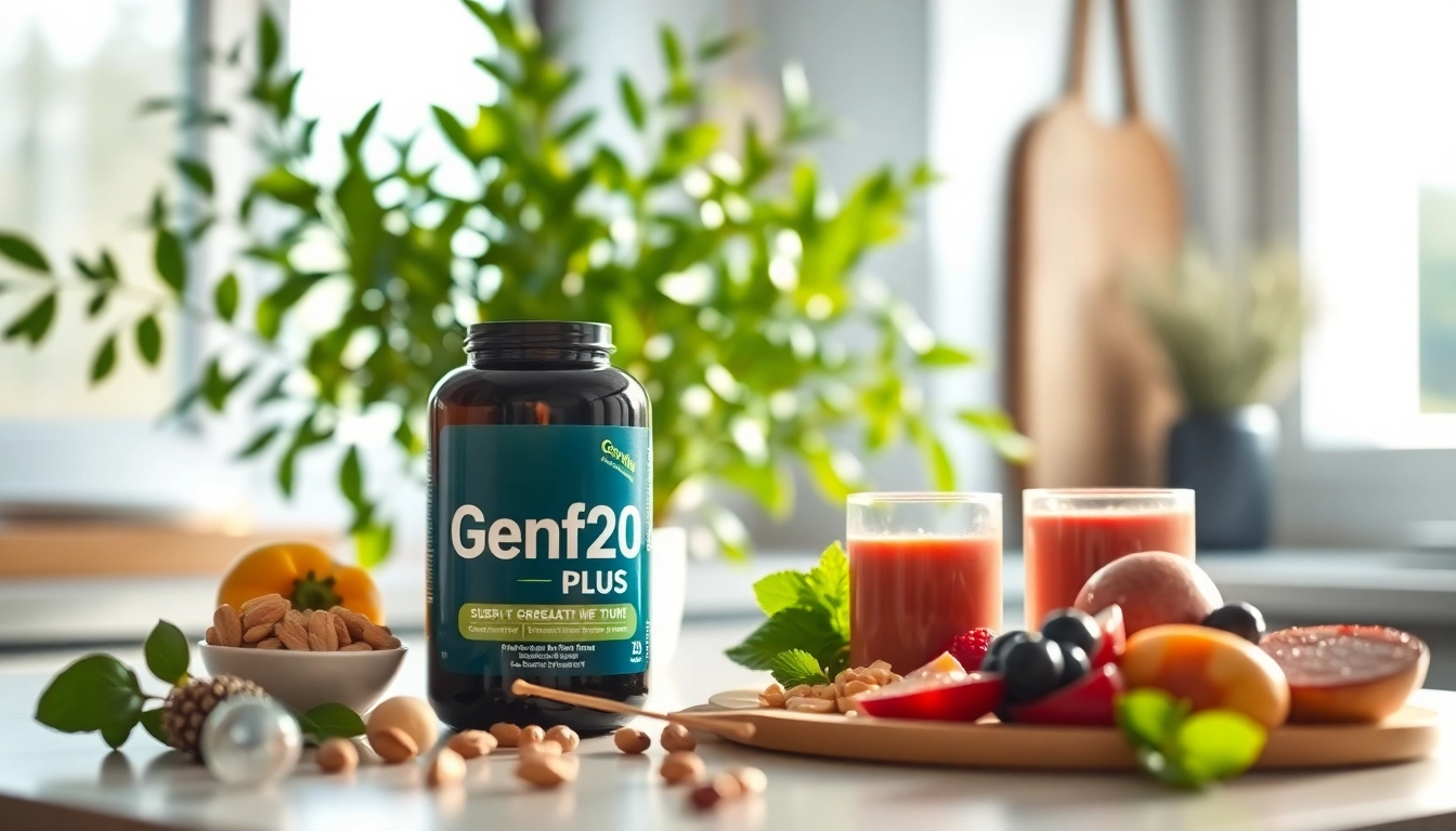 Showcase Genf20 Plus for a healthy lifestyle with an inviting breakfast setting.