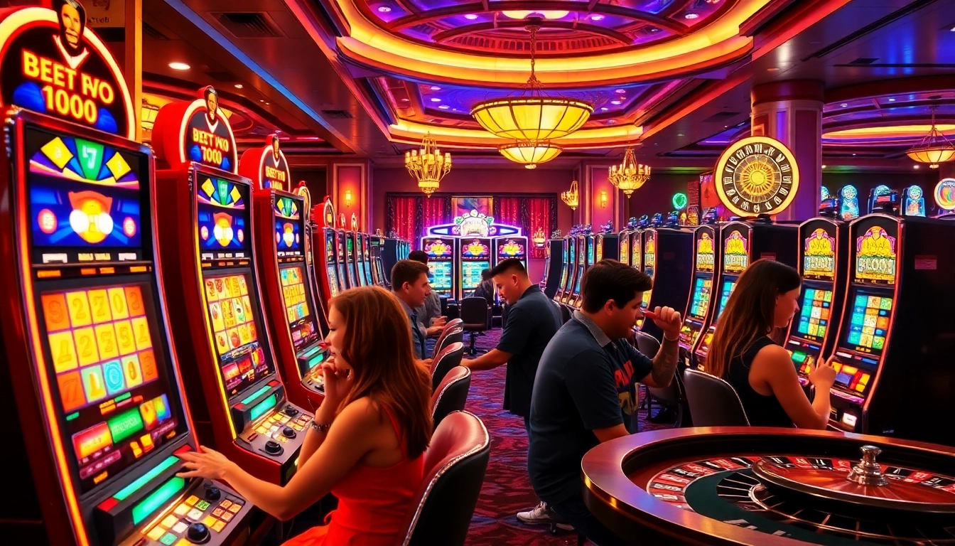 Rasakan sensasi taruhan Slot 200 di kasino mewah yang penuh kegembiraan dan pemain yang bersemangat.
