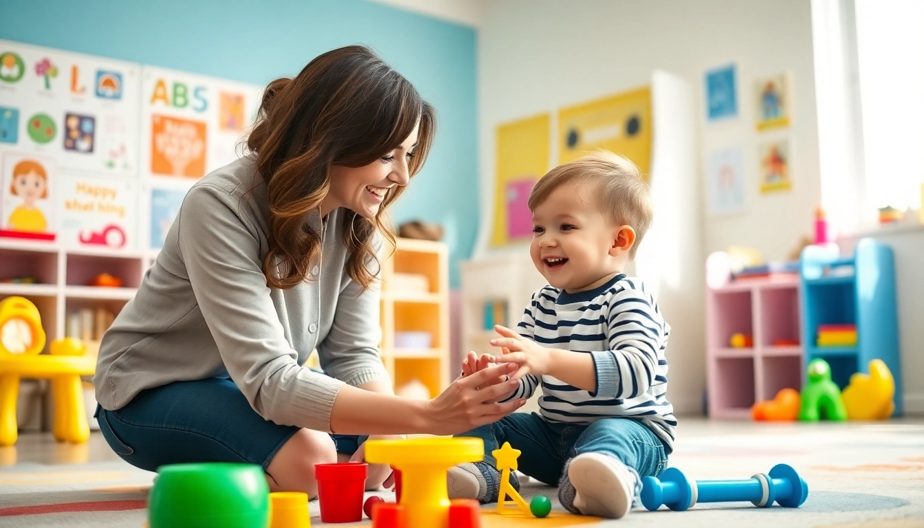 Child receiving personalized ABA therapy from a professional at https://www.kiddsaba.com in a bright, inviting atmosphere.