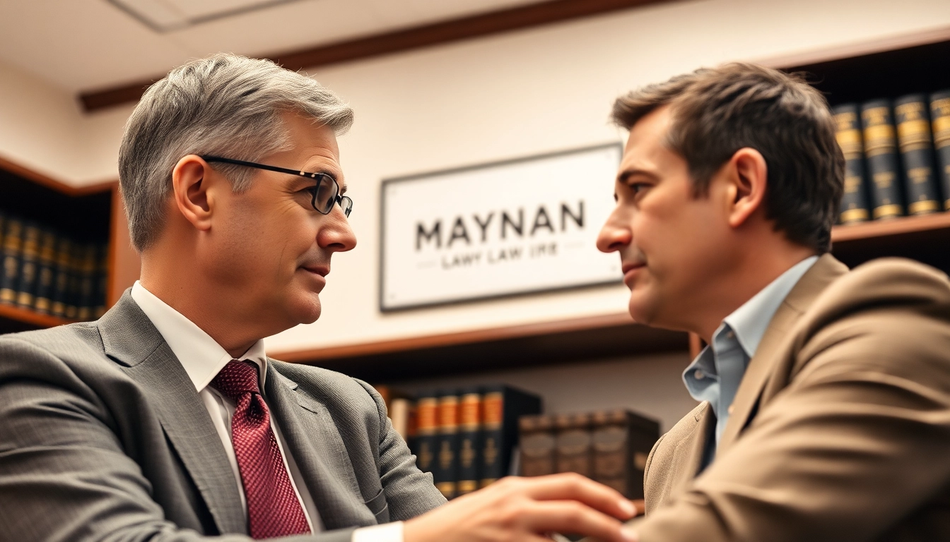 Consultation with a Maryland personal injury lawyer at https://www.marylandpersonalinjurylawyer.com highlighting professionalism and support.