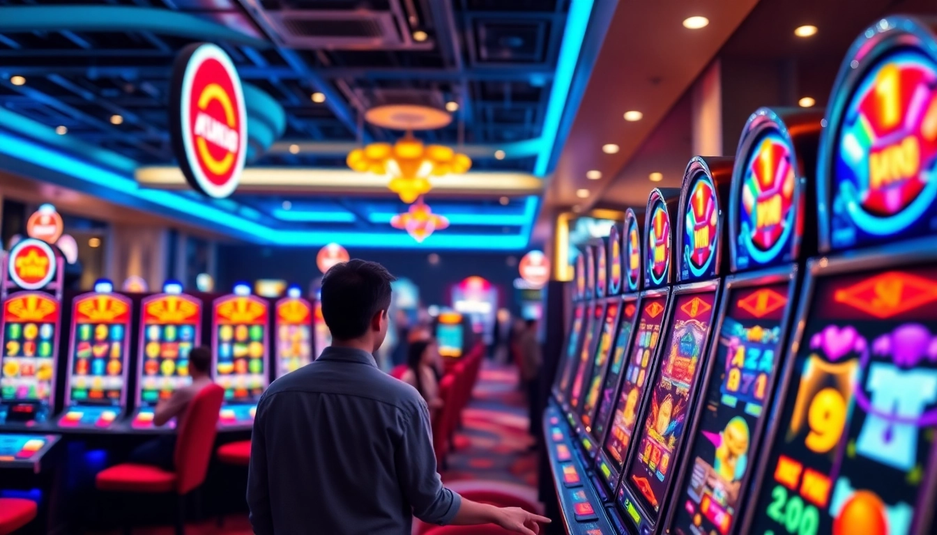 Menangkan besar dengan permainan slot deposit 1000 dalam suasana kasino yang menyenangkan dan energik.