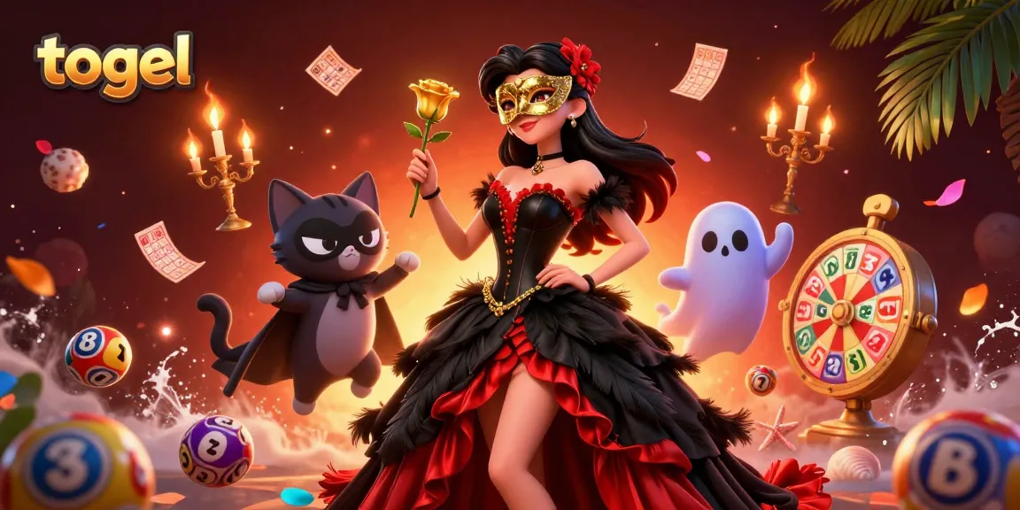 Experience thrilling togel action with a glamorous gaming scene featuring lottery elements and dramatic visuals.