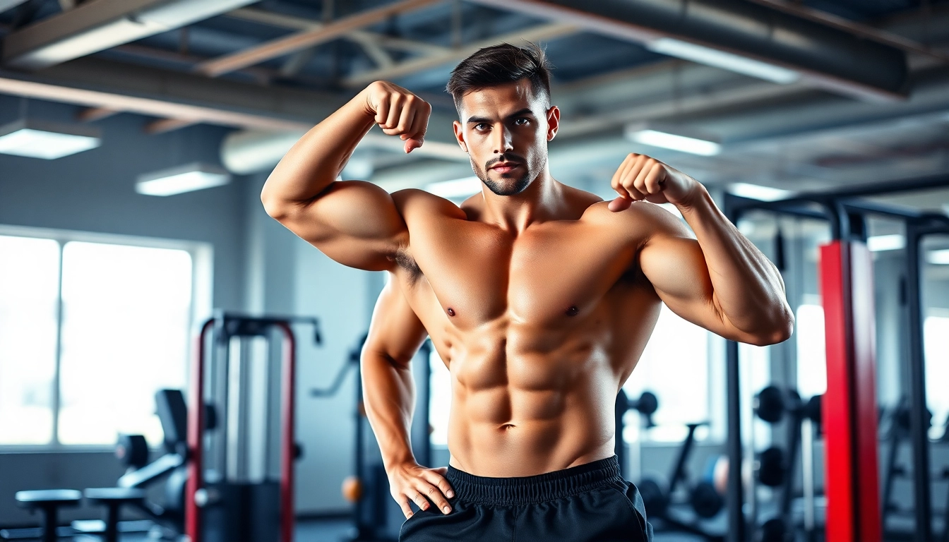 Strength training with 888new equipment at a vibrant gym.