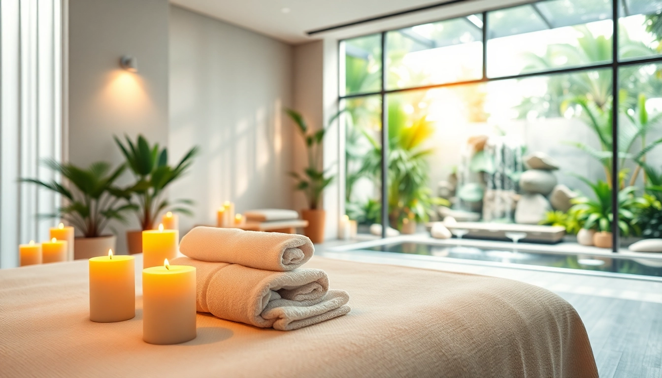 Find best beauty spas near me showcasing a serene spa ambiance with calming decor and natural light.