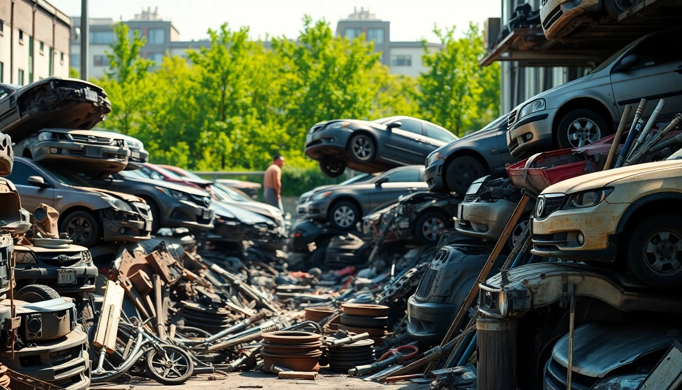 Auto złom Katowice - profesjonalny plac złomowania z uszkodzonymi pojazdami.