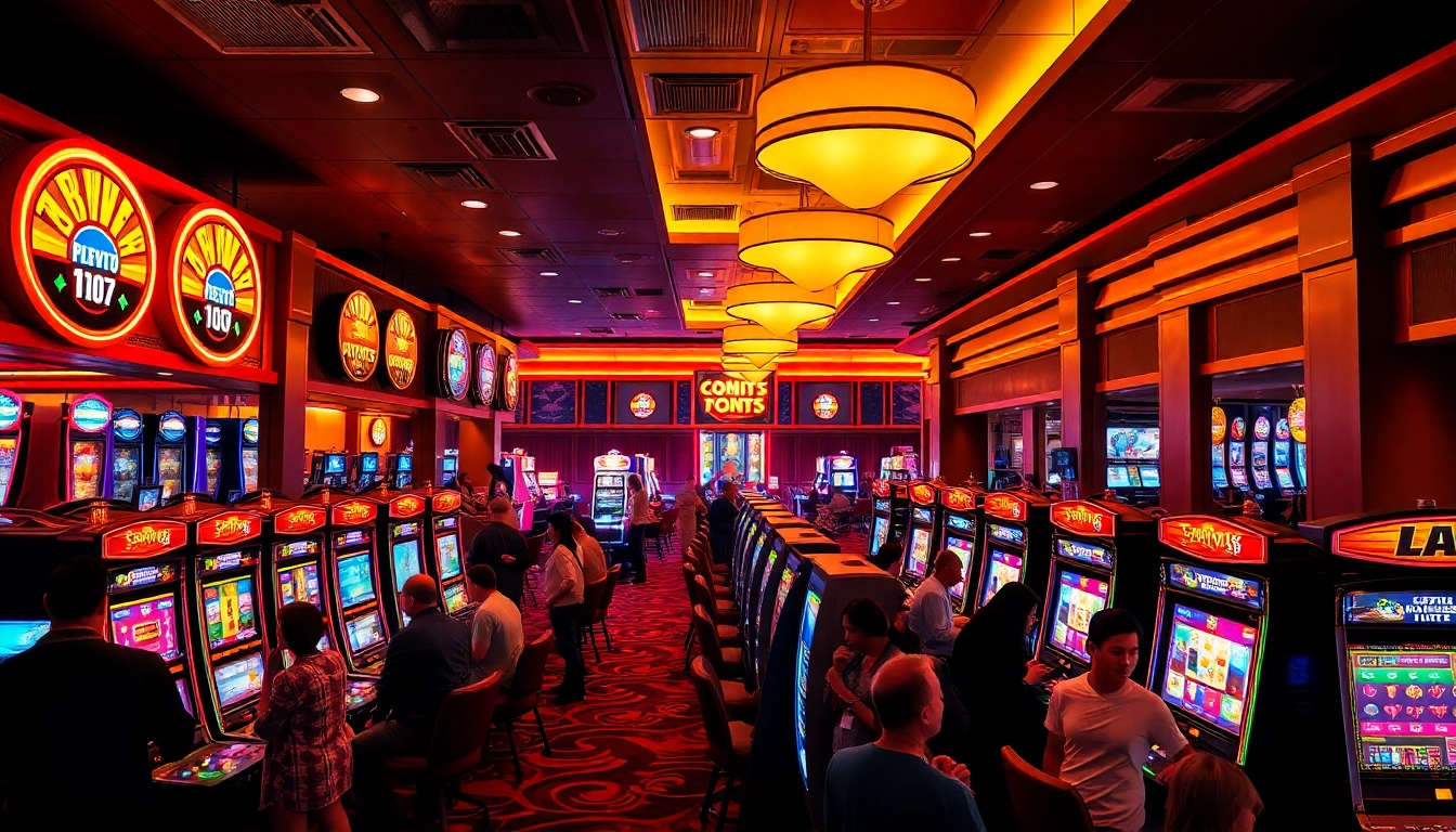 Temukan slot berkualitas tinggi dengan penataan menarik di kasino yang ramai.