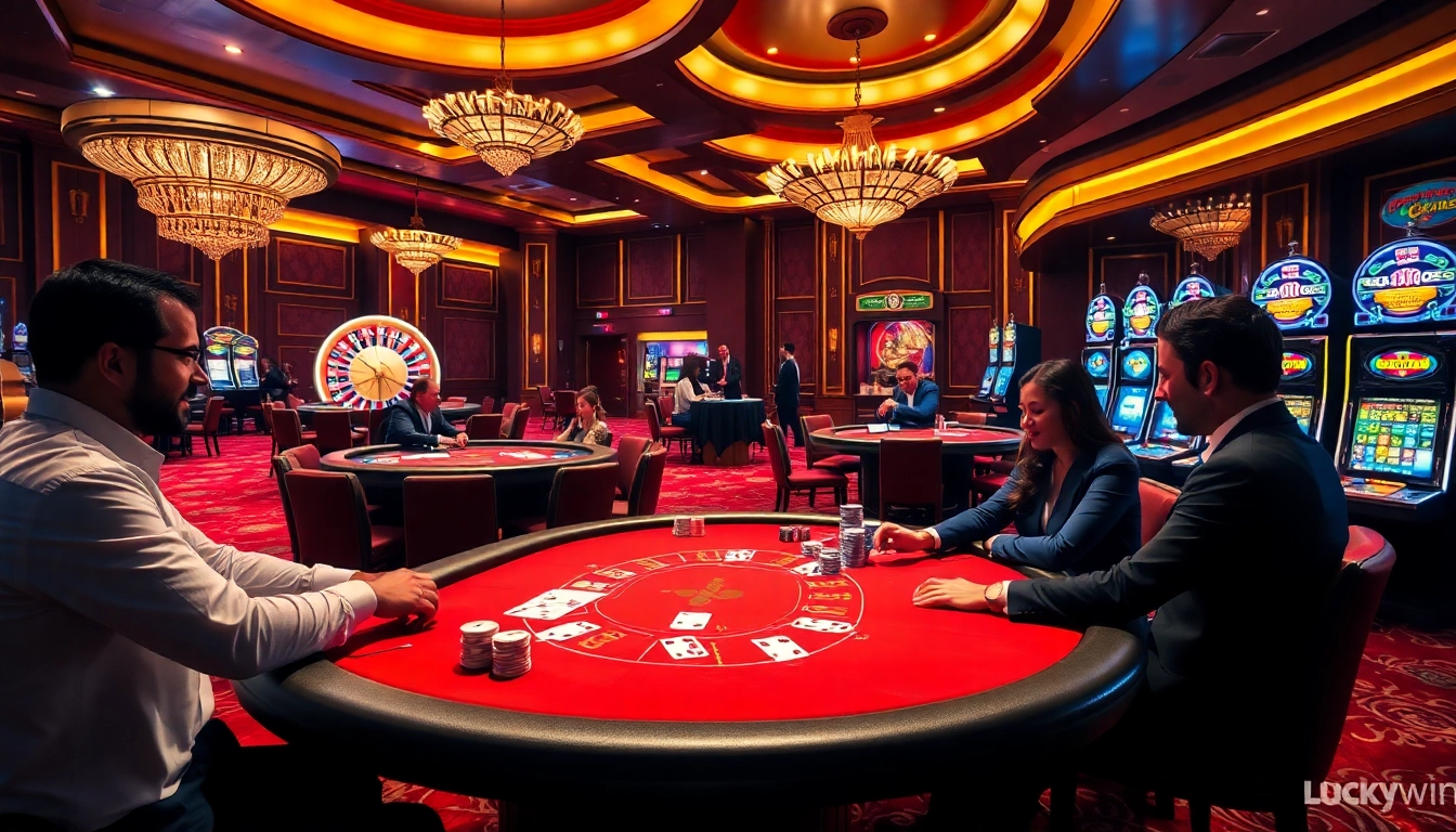 Experience the excitement at https://luckywin.fan/ with high-stakes blackjack games and vibrant casino ambiance.