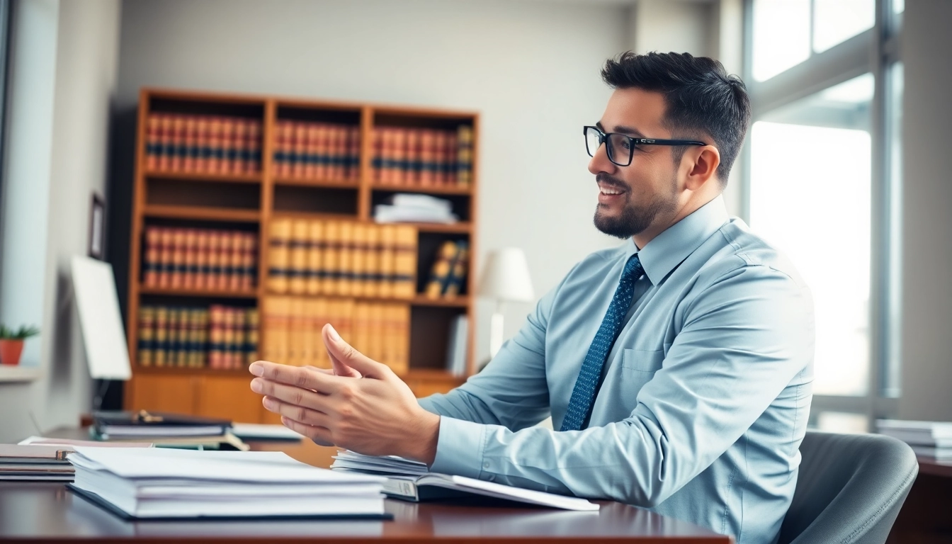 Professional consultation with an Alexandria Personal Injury Lawyer emphasizing client care and legal expertise.