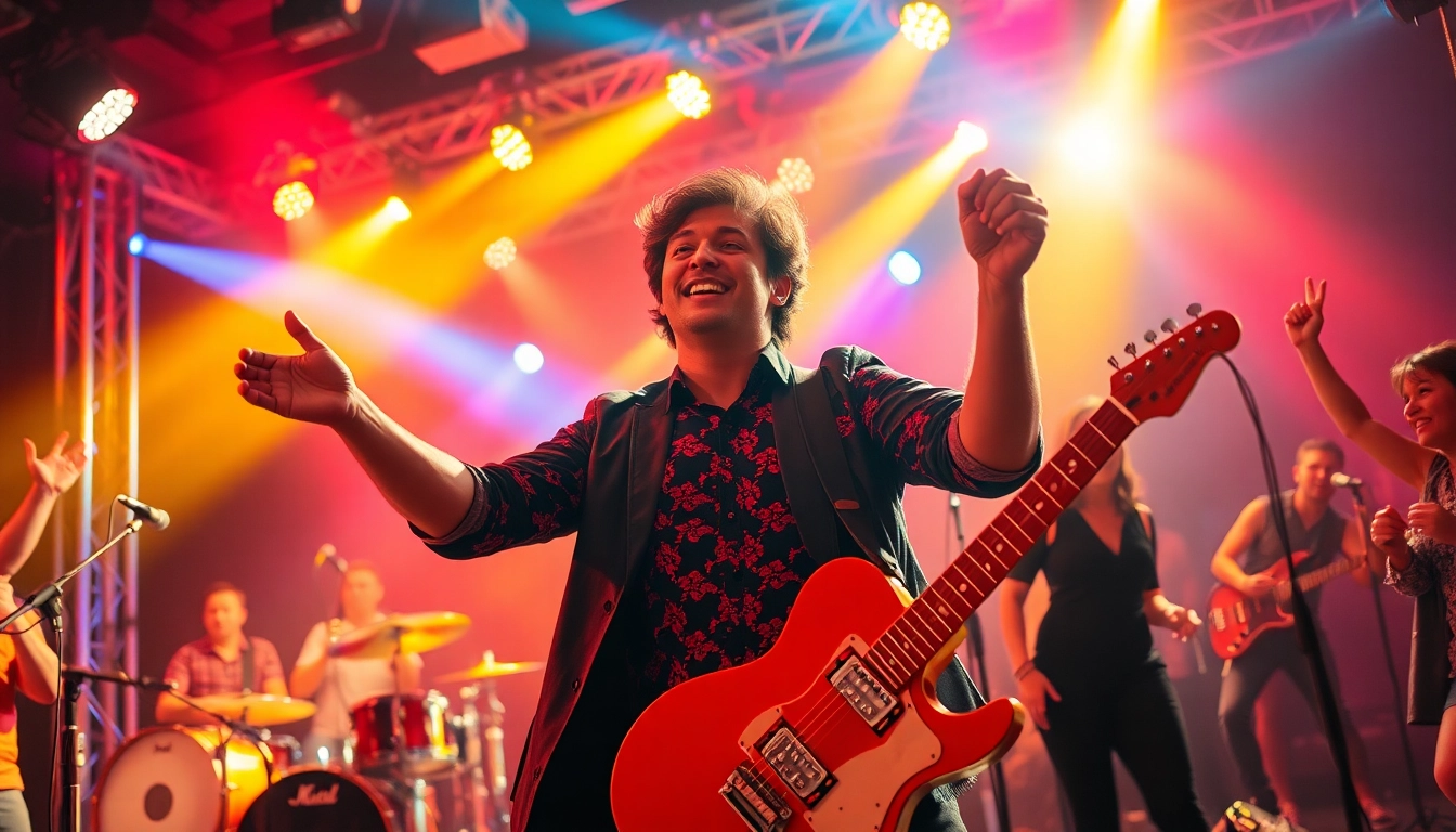 Exciting performance at https://tcspecialentertainment4u.com with vibrant colors and energetic atmosphere.
