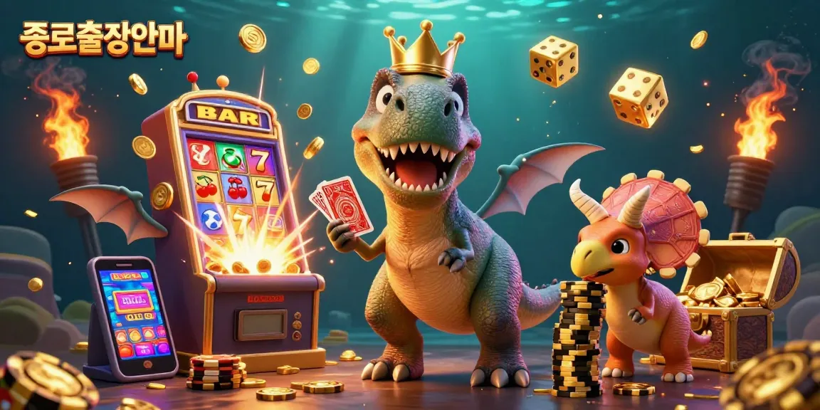Experience excitement with 종로출장안마 as cartoon characters engage in thrilling casino action.