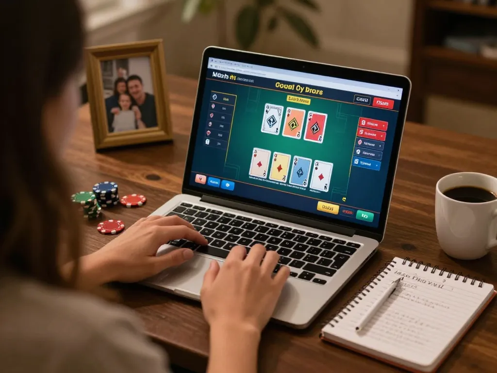 Play blackjack on fb88 with a cozy online gaming setup and strategic tips in view