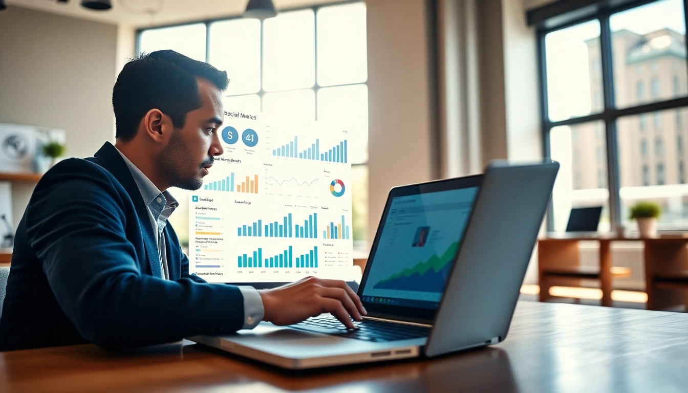 Boost engagement with a facebook smm panel in a professional office setting focused on social media metrics.