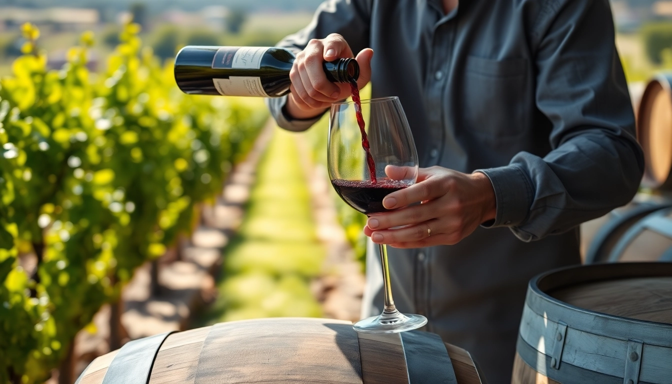 Experience the artistry of wine crafting at Winery Sacramento showcasing lush vineyards.