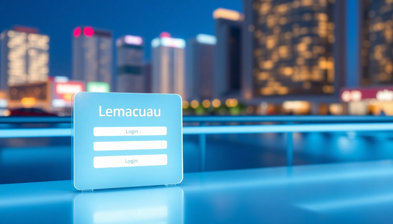 Masukkan lemacau login pada halaman masuk moden yang canggih.