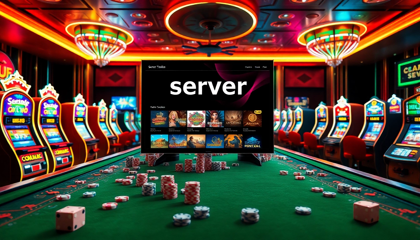 Pemain yang antusias menikmati suasana kasino yang hidup dengan antarmuka permainan online Server Thailand.
