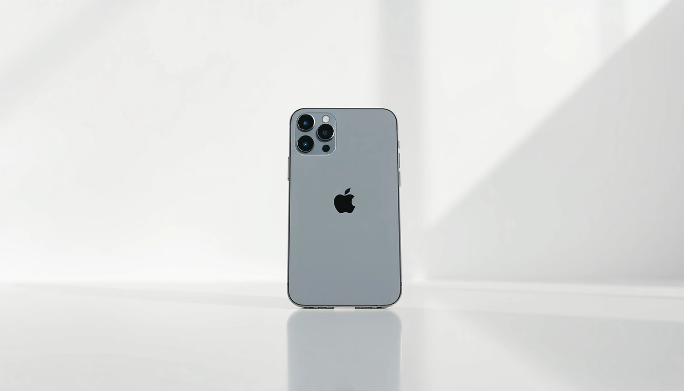 Admiring the design of the iPhone 15 Pro Max 256GB en su superficie elegante.