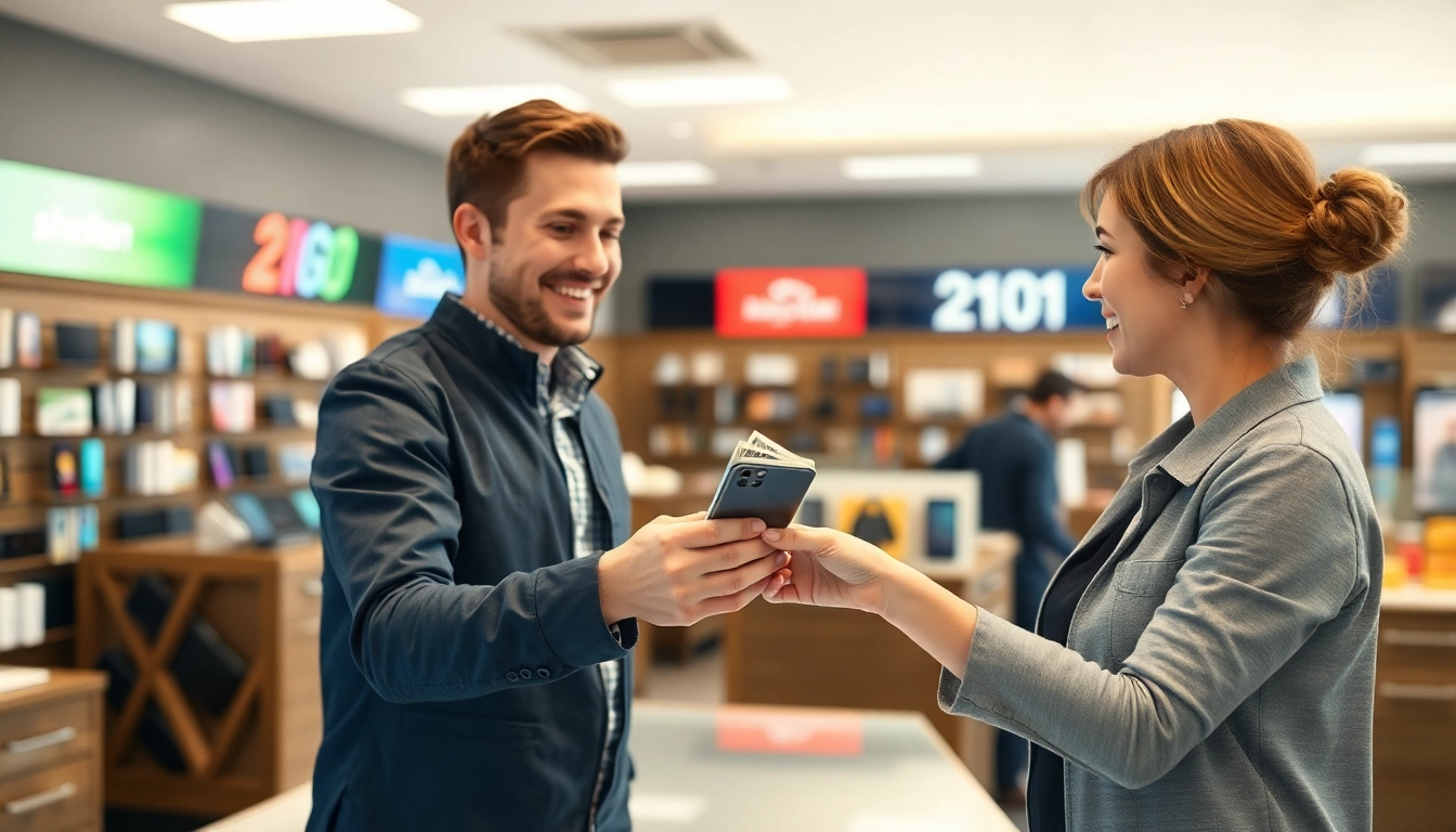Receive cash for phones Benton AR at a vibrant smartphone trade-in service.