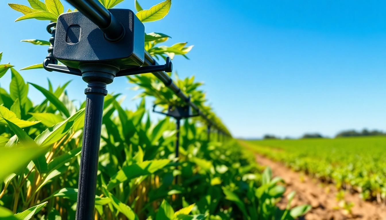 Optimized land irrigation systems ensuring vibrant crop growth and sustainability.