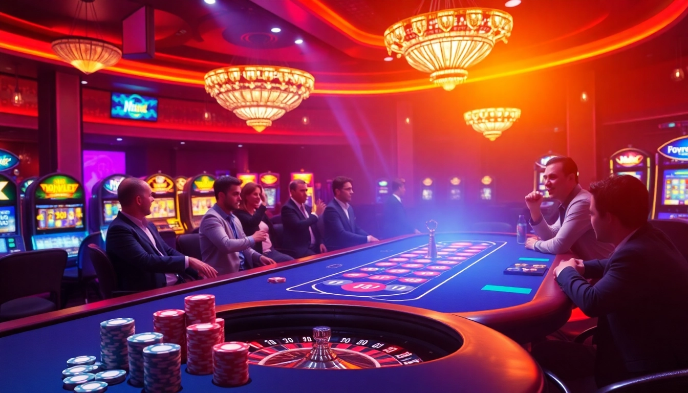 Pemain kasino yang terlibat menikmati permainan poker yang meriah di kit4d.